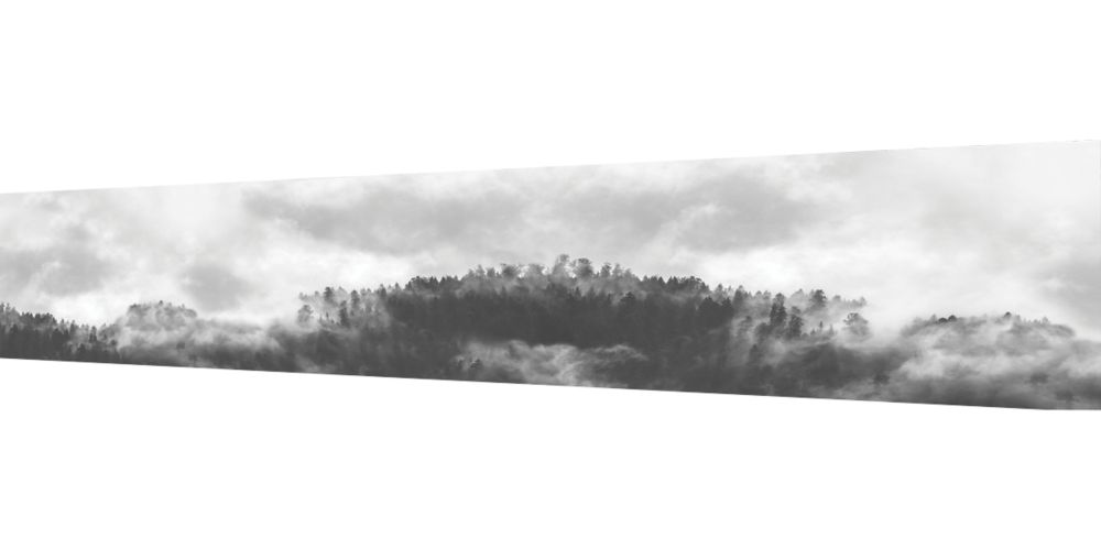 Splashwall  Misty Woods Acrylic Gloss Splashback 2440mm x 600mm x 4mm