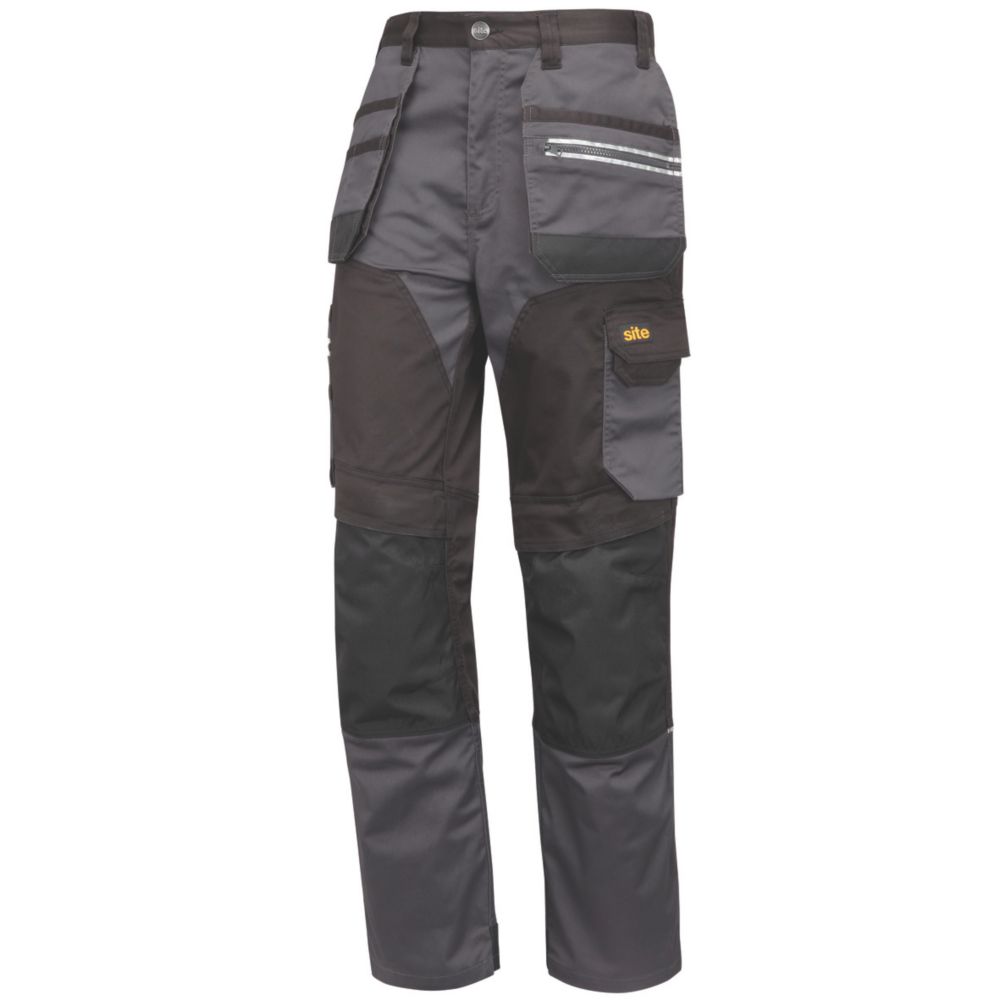 Site Kirksey Stretch Holster Trousers Grey / Black 30