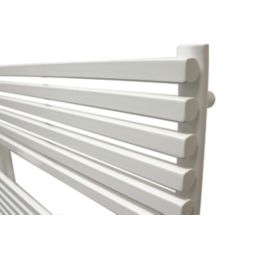 Towelrads 600mm x 1000mm 2293BTU White Flat Designer Towel Radiator