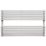 Towelrads 600mm x 1000mm 2293BTU White Flat Designer Towel Radiator