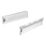 Essentials White Side Fix Drawer Runners 400mm 2 Piece Set