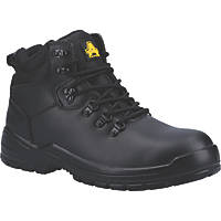 Amblers 258   Safety Boots Black Size 8