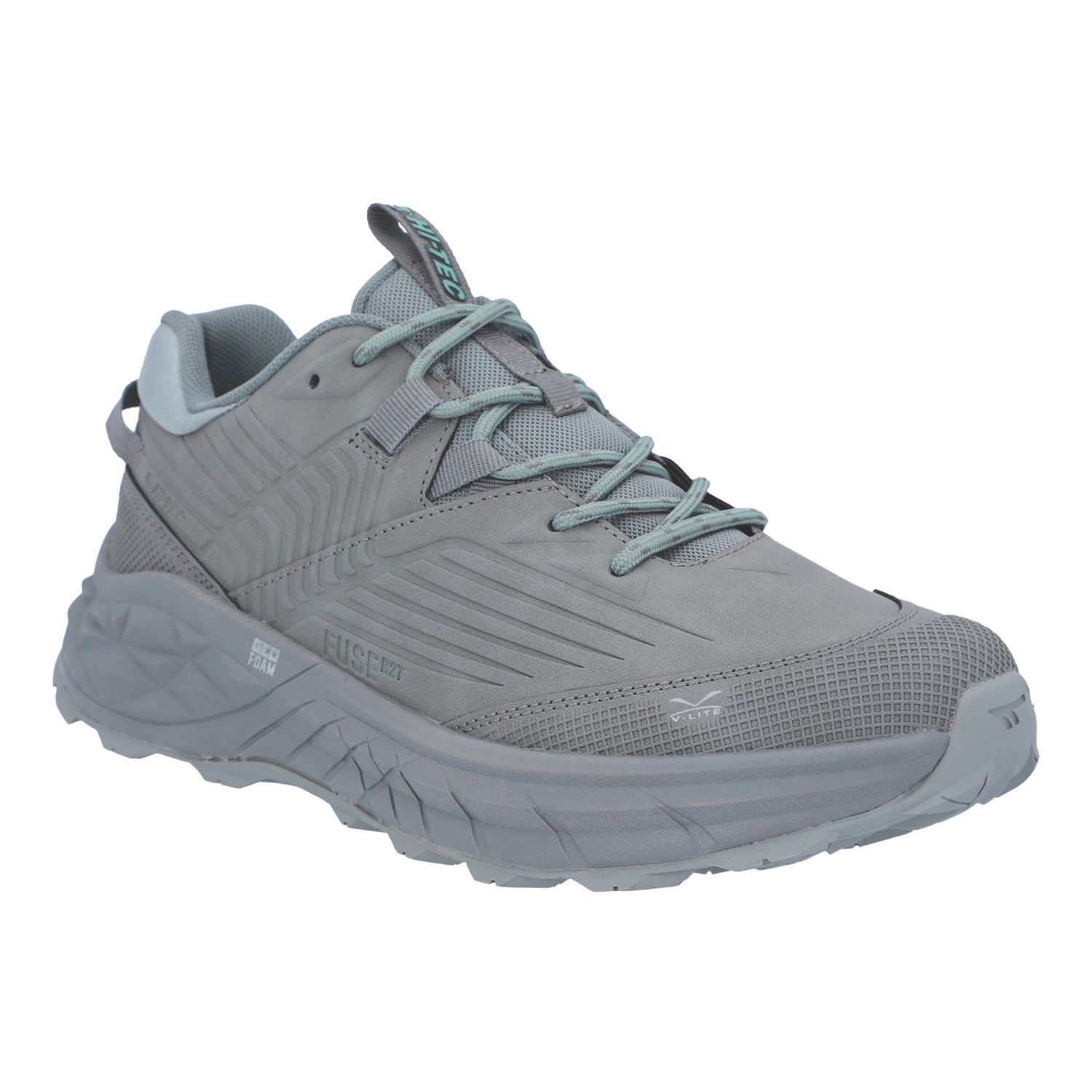 Hi-Tec Fuse Trek Hiking Size 8 Womens Grey Waterproof Non Safety Trainers (828YG)