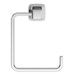 Swirl Swindale Bathroom Towel Ring Chrome