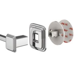 Swirl Swindale Bathroom Towel Ring Chrome