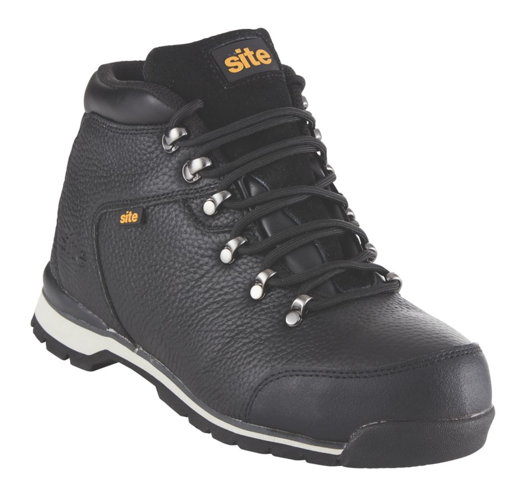 Site Meteorite Safety Boots Black Size 8 | Safety Boots | Screwfix.com