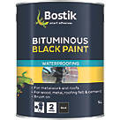 Bostik Waterproofing Bituminous Paint Black Silk 5Ltr