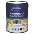 Bostik  5Ltr Black Silk Waterproofing Wood & Metal Paint