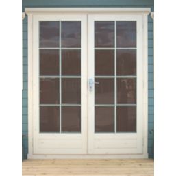 Shire Kingswood 19' 6" x 17' 6" (Nominal) Reverse Apex Timber Log Cabin with Assembly