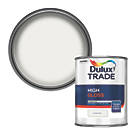 Dulux Trade  High Gloss Pure Brilliant White Trim Paint 1Ltr