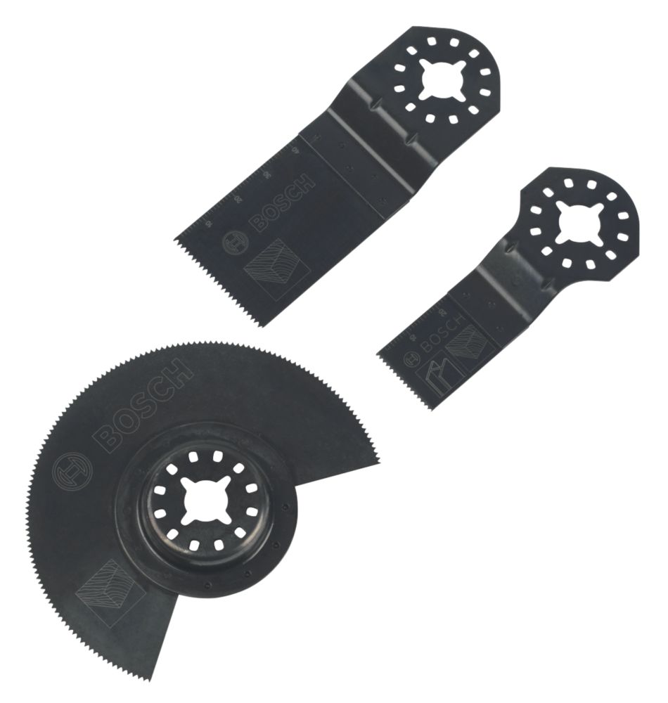 Bosch Multi Material Cutting Blade Set 3 Pcs Screwfix