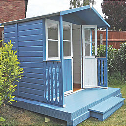 Shire Houghton 6' 6" x 7' (Nominal) Apex Shiplap T&G Timber Summerhouse