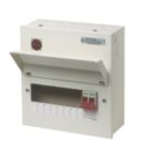Wylex  10-Module 8-Way Part-Populated  Main Switch Consumer Unit