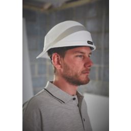 Delta Plus Diamond V Reversible Safety Helmet  White