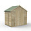 Forest 4Life 7' x 5' (Nominal) Apex Overlap Timber Shed with Assembly