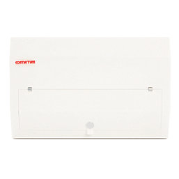 Contactum Defender 1.0 18-Module 10-Way Populated High Integrity Dual RCD Consumer Unit with SPD