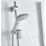 Bristan Casino 3-Function Shower Handset Chrome 108mm x 240mm