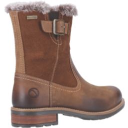 Cotswold Kemerton Size 6 Womens Tan Waterproof Lace & Zip Non Safety Work Boots