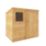 Mercia Value 7' x 5' (Nominal) Pent Overlap Timber Shed