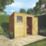 Mercia Value 7' x 5' (Nominal) Pent Overlap Timber Shed
