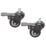 EasyExpand Swivel Castors 50mm Black 2 Pack