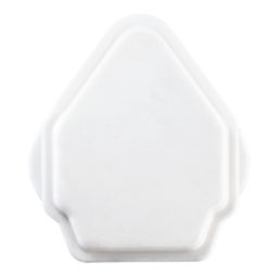 British General  5A Unfused Round Pin Plug White