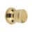 ERA  Mortice Passage Knob Set Polished Brass 67mm