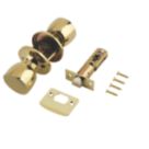 ERA  Mortice Passage Knob Set Polished Brass 67mm