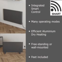 Azur Titus 2000W Electric Radiator 580mm x 1010mm Anthracite 6824BTU