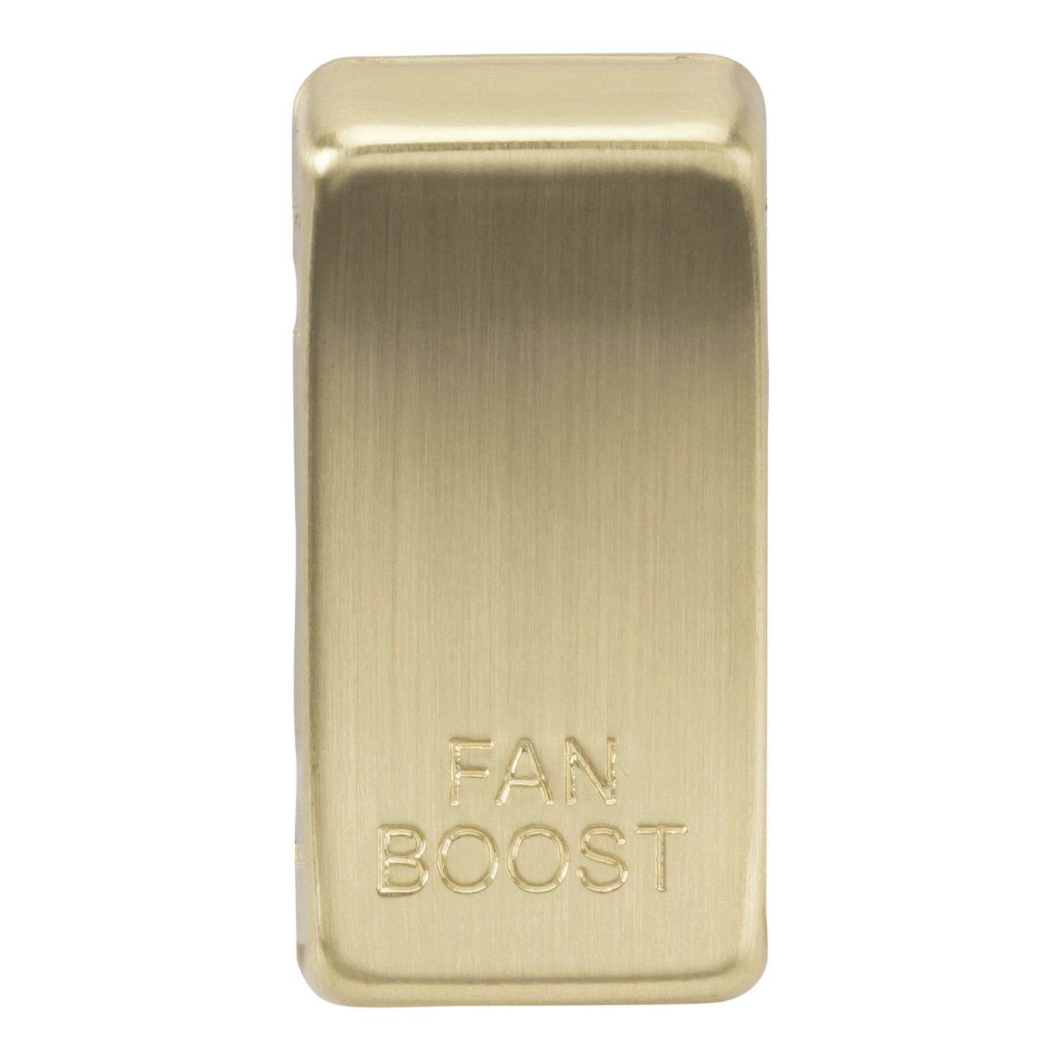 Knightsbridge 'FAN BOOST' Switch Cover Brushed Brass (830CR)