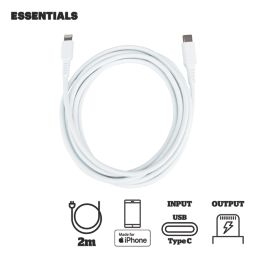 Essentials USB-C to Lightning Charging Cable 2m