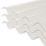 Radmat Building Materials  Corrugated Polycarbonate Roof Sheet Clear 4000mm x 0.8mm x 950mm 3 Pack