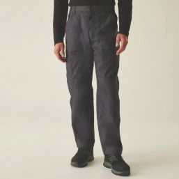 Regatta New Action Trousers Dark Grey 44" W 33" L