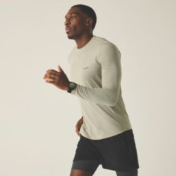 Regatta Mindo Anti-Insect Long Sleeve T-Shirt Abbeystone 2X Large 51.9" Chest