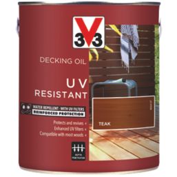 V33 High Performance 2.5Ltr Teak  Decking Oil