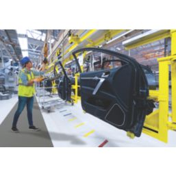 COBA COBAstat Anti-Fatigue Floor Mat Grey 18.3m x 0.9m x 9mm