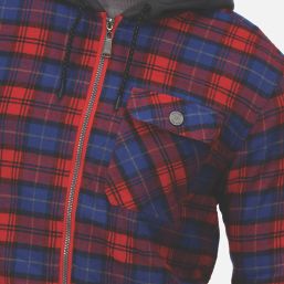 Regatta Siege Shirt Jacket Classic Red Check Medium 39 1/2" Chest