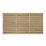 Forest  Double-Slatted  Fence Panels Natural Timber 6' x 3' Pack of 3