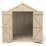 Forest  7' x 7' (Nominal) Apex Overlap Timber Shed with Base & Assembly