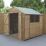 Forest  7' x 7' (Nominal) Apex Overlap Timber Shed with Base & Assembly