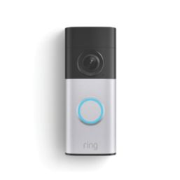 Ring  Hard-Wired Video Doorbell Satin Nickel