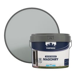Fortress 10Ltr Smooth Grey Masonry Paint