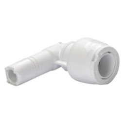 Hep2O  Plastic Push-Fit Equal 90° Keyless Stem Elbow 15mm