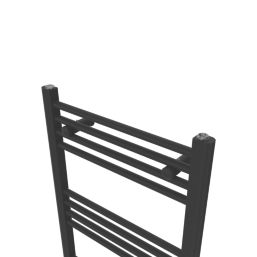 Flomasta 1200mm x 500mm 1815BTU Black Flat  Towel Radiator