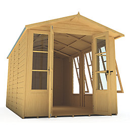 Shire Lambeth 6' 6" x 13' (Nominal) Apex Timber Summerhouse