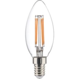 Sylvania ToLEDo Retro CL 827 SL4 E14 Candle LED Light Bulb  470lm 4.5W 4 Pack