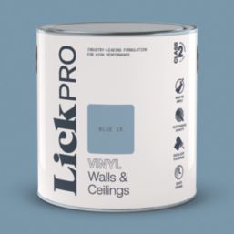LickPro  2.5Ltr Blue 18 Vinyl Matt Emulsion  Paint