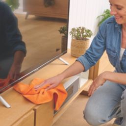 Essentials Microfibre Cloths Multicoloured 40cm x 38cm 5 Pieces