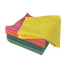 Essentials Microfibre Cloths Multicoloured 40cm x 38cm 5 Pieces