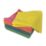Essentials Microfibre Cloths Multicoloured 40cm x 38cm 5 Pieces